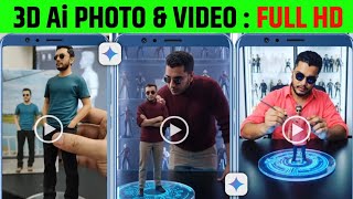 How to Create 3D Viral Photo Video | Trending 3D Photo Editing Tutorial 2025 | Google gemini Ai