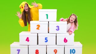 Kids  playing and learn 1 to 10 game | Preschool toddler learn