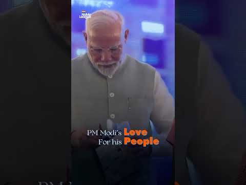 Here is a heartfelt moment when PM Modiji gifts glasses to kids at eye hospital opening at Varanasi!