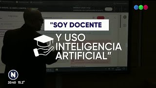 "SOY DOCENTE" y USO INTELIGENCIA ARTIFICIAL - Telefe Noticias