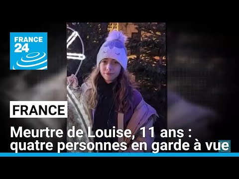 Meurtre de Louise, 11 ans, en Essonne : quatre personnes en garde à vue • FRANCE 24