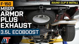 2021-2025 3.5L EcoBoost F-150 MBRP Armor Plus Single Exhaust System Review & Sound Clip