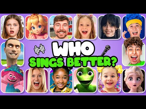 🎵🔥GUESS MEME & WHO'S SINGING🎤Salish Matter, MrBeast, Elsa, Lay Lay, King Ferran