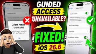 How to Fix Guided Access Unavailable Message Issue in iPhone When Pressing the Power Button 3 times