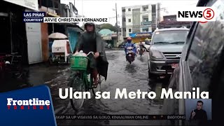 Malakas na ulan, bumuhos sa ilang bahagi ng Metro Manila | Frontline Tonight