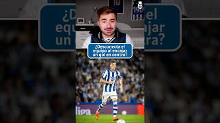 😥 ¿Se viene abajo la #RealSociedad al encajar un gol?