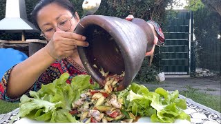 ตำแตงจากสวน จ้าแซบๆ Cucumber salad picked from the garden21.6.25