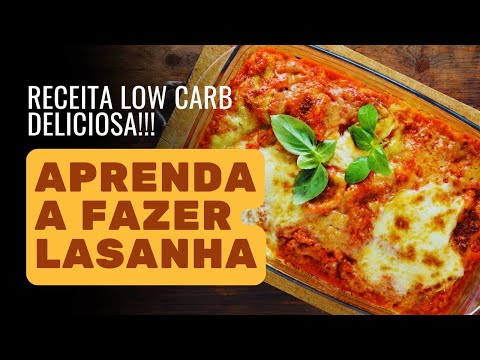Lasanha de Berinjela Com Carne Moída - Receita Low Carb Simples e Gostosa!