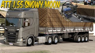 ATUALIZAÇÃO DO SNOWY MOON 1.55 - TRETA NA SERRA DO MARÇAL - ETS 2 1.55 MODS BR