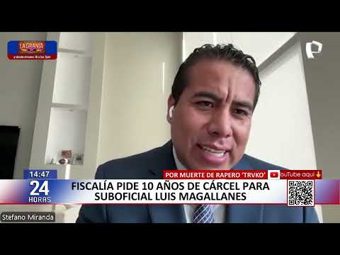 Fiscalía pide 10 años de cárcel para suboficial Luis Magallanes por muerte de rapero “Trvko”