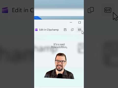 GIF recorder built into Windows