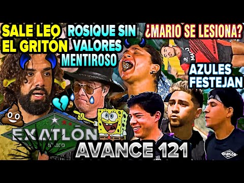 SALE LEO😃 🚨MARIO SE LESIONA ¿AZULES SE BURLAN Y SELEBRAN? DRAF c120 avance 121 #Exatlón México 2024