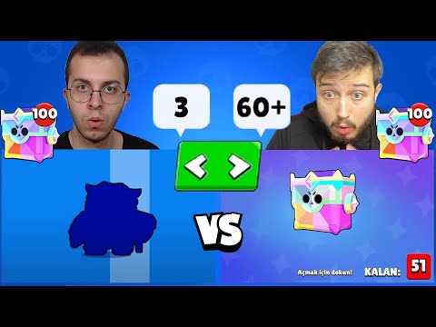 3 YAŞINDAKİ HESAP vs 60 YAŞINDAKİ HESAP ( 100 ULTRA KUTU AÇTIK ) !!! - Brawl Stars