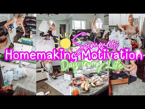Summer Homemaking + Cleaning Motivation 🌞 Cleaning Routine