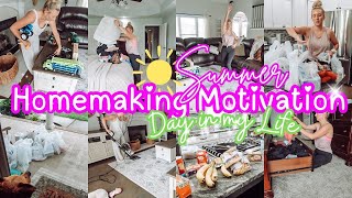Summer Homemaking + Cleaning Motivation 🌞 Cleaning Routine