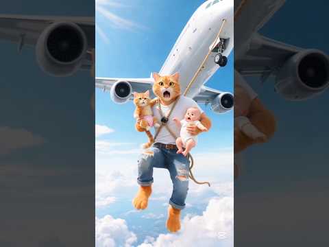 The cat saved the child's life.#ai #animals #shorts #viralshorts #trending #funny