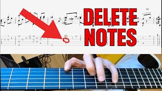 Make Your Guitar Arrangements Better By DELETING Notes