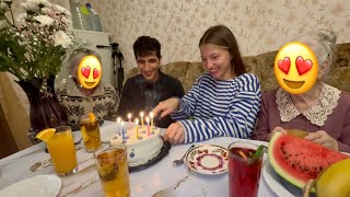 اليوم عيد ميلاد فيرونيكا😍شوفو كيفاش احتفلنا و جنينا أول بتيخة 🥹🇷🇺🇲🇦