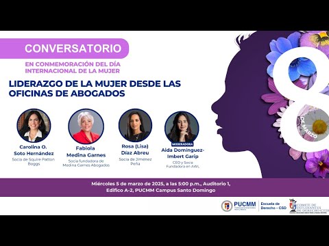 Conversatorio Liderazgo de la Mujer desde las Oficinas de Abogados