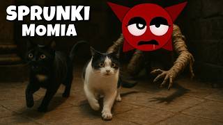 ¡NO ABRAS LA MOMIA SPRUNKI A LAS 3AM! Los gatos se escapan de casa 😱 | DIY Incredibox