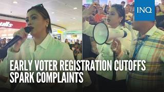 Early voter registration cutoffs spark complaints