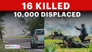 10,000 Displaced As Thailand Cambodia Conflict Escalates | Thailand Cambodia War News