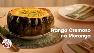 Frango cremoso na moranga – a receita perfeita para o inverno