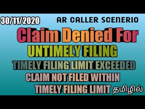timely filing limit for all insurance 2021 pdf