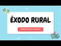 Êxodo Rural e Seus Impactos
