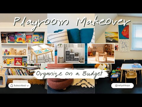 Easy Playroom Makeover | Simple Storage Upgrade with Just 3 New Items! #playroomorganization 
