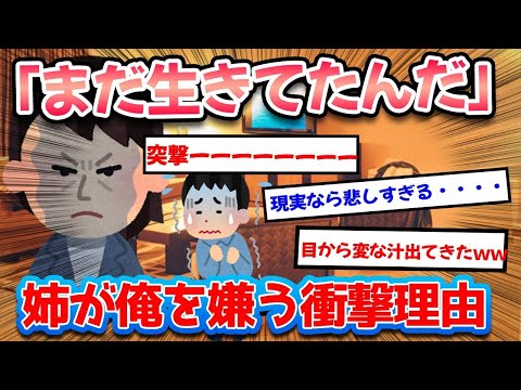 【2ch面白いスレ】姉「まだ生きてたんだ・・・」➡︎俺と姉の日常会話がヤバすぎるwwww