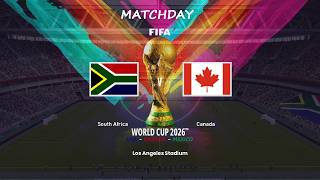 South Africa vs. Canada | FIFA World Cup 2026 | eFootball PES