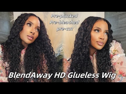 In Less Than 3 Minutes🥰The Most Natural BlendAway HD Glueless Install For Beginners! | Nadula Hair