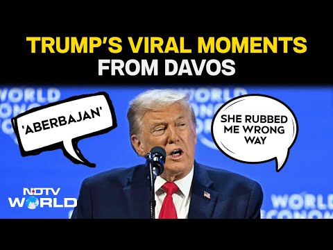 Trump Davos Speech | From Greenland Claims To 'Aberbajan', Trump's Faux Pas In Davos
