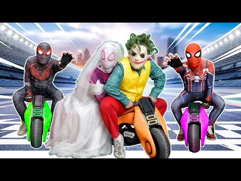 TEAM SPIDER-MAN vs BAD GUY TEAM || Rescue BRIDE SPIDER From BAD-HERO Team? ( Funny, Action Fight )