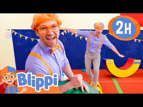 Blippi learns Gymnastics ! | Excercise Video | Educational Videos for Kids