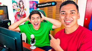ASI REACCIONO FERNANFLOO a su HABITACION RECREADA  @Fernanfloo 