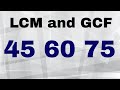 Finding LCM and GCF Concepts