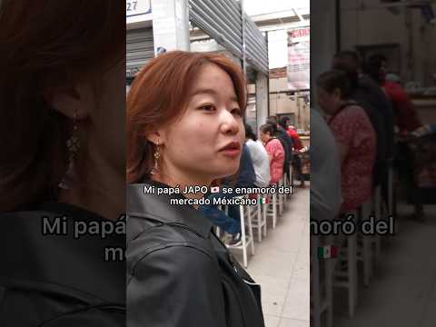 Llevé @Suegritochan 🇯🇵 al mercado de México 🇲🇽🥳  #mexico #japones #storytime #japon  #suegro