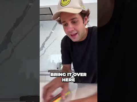 Discover the Mind Blowing Trick to BubbleMaking #shorts #daviddobrik #bubbles