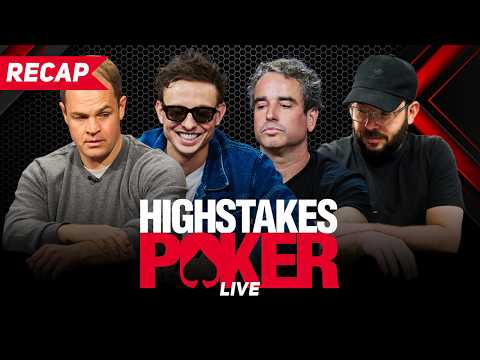New Video from PokerGO: UNREAL ACTION! $500/$1,000 with Andrew Robl, Senor Tilt, Eric Wasserson!