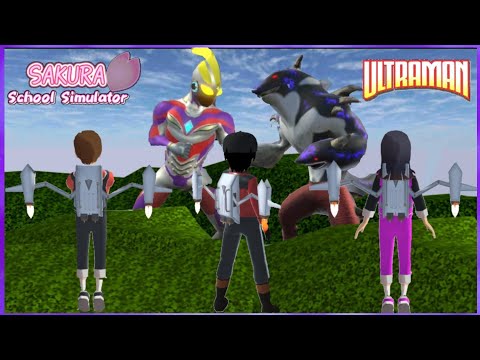 Wah❗️Ada Pertarungan Ultraman di Sakura Yuta Mio Ajak Boboiboy Halilintar | Sakura School Simulator