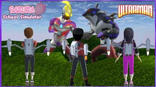 Wah❗️Ada Pertarungan Ultraman di Sakura Yuta Mio Ajak Boboiboy Halilintar | Sakura School Simulator