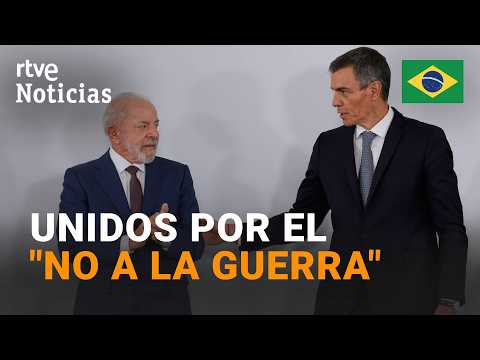 CUMBRE ESPAÑA-BRASIL | SÁNCHEZ y LULA exhiben SINTONÍA en su REUNIÓN en BARCELONA | RTVE Noticias