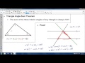 Exploring Parallel Lines and Triangle Angles