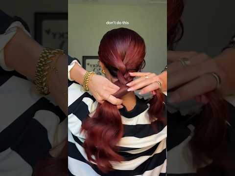 braid hack so it actually stays❤️#hairtutorial#hairstyletutorial#braid#hairhack