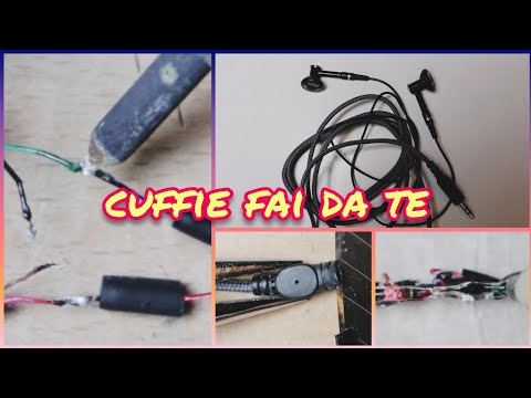 Come fare o riparare delle cuffie auricolari per un suono migliore