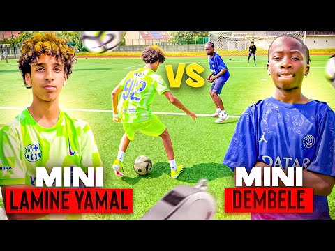 MINI LAMINE YAMAL VS MINI DEMBELE 1VS1 ! ILS SONT TROP FORT ...