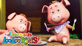 🐷 Esse Porquinho Foi à Feira! Canção Divertida Infantil | LooLoo Kids Português 🎶💖