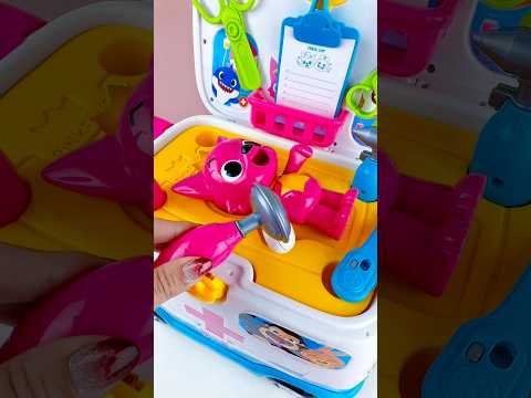 Satisfying Unboxing & Review Miniature Pinkfong Ambulance Set Toys, Doctor Set Toys | ASMR Videos